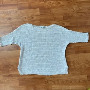 3/$20 PureJill white sweater size small petite